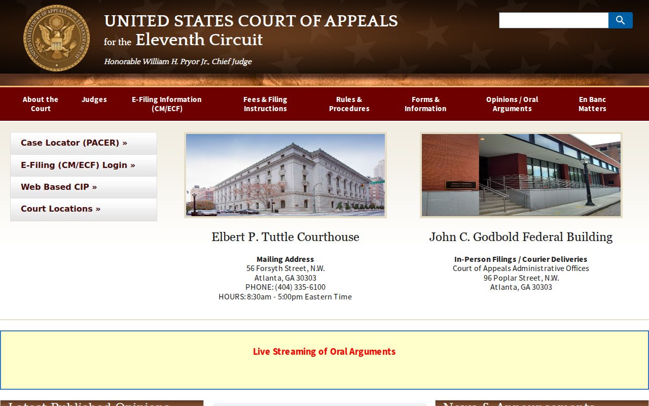 Banks County criminal docket Eleventh Circuit source